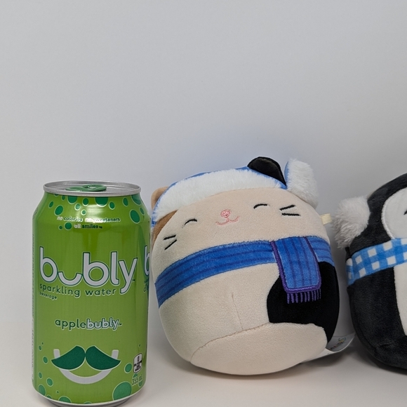 Squishmallows Winter Plush Penguin Cat Cam Luna Scarf Hat - Picture 5 of 9